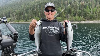 Kokanee Fishing Wallowa Lake  Lighting Storm Double 05192023 [upl. by Calv]