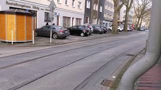 Straßenbahn Dortmund  Relikte in der Beurhausstraße Städtische Kliniken [upl. by Remoh]