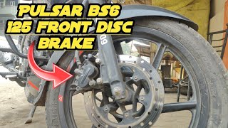 Pulsar 125 bs6 front disc brake repairingPulsar disc brake repairingalloy repair [upl. by Jamila]