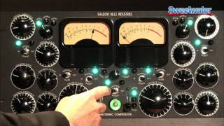 Shadow Hills Industries Mastering Compressor Demo  Sweetwater Sound [upl. by Ainad]