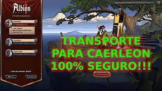 Transporte para Caerleon 100 seguro  Albion Online [upl. by Nilcaj18]