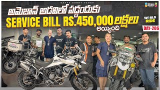 Rs450000 service bill😩😩 in 🇧🇷 WORLD RIDE DAY 206  Bayya Sunny Yadav [upl. by Gayl]