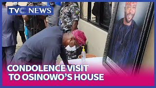 SanwoOlu Pays Condolence Visit to Osinowo’s House [upl. by Alcina]