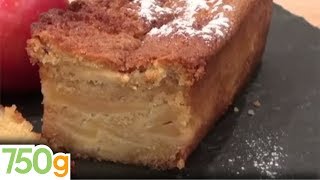 Recette de Quatrequarts aux pommes 750g [upl. by Joung268]