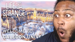 WELCOME TO CALEDON UNIVERSITY  Life Is Strange Double Exposure Reaction [upl. by Rocker]