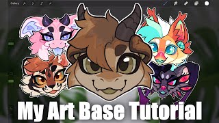 How To Use My Art Bases  Tutorial [upl. by Releyks]