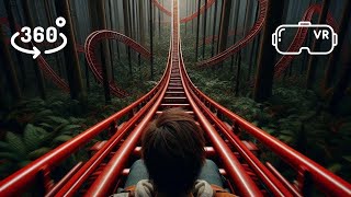 Night Travel Experience  Roller Coaster Ride VR 360° [upl. by Fraya30]