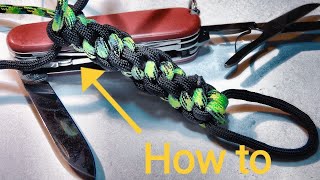 How to make a Paracord Spiral knot Lanyard [upl. by Tullusus715]