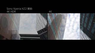 Sony Xperia XZ2 4K and 4K HDR Movie Comparison 1 [upl. by Ivers]