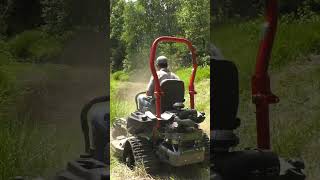 Cut New Trails with Altoz Tracks trx tracks mower [upl. by Alodi433]