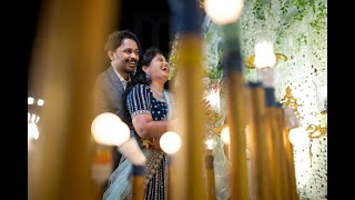 Nikhil amp Santhoshi  reception teaser  naveen iris photography [upl. by Adiraf]