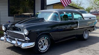 Test Drive 1955 Chevrolet 2 Door Post 400 V8 SOLD 29900 Maple Motors 21491 [upl. by Dall]