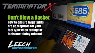 Make sure your Target AFRs match your Fuel Type  Holley Tuning [upl. by Ulrick]