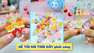 Tập 14  🍍🍑 XÉ TÚI MÙ 🍇🍊 Trái Cây Phát Sáng theo yêu cầu của Fan quyensachnho diy tuimu [upl. by Pancho]