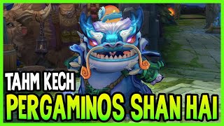 SKIN de TAHM KENCH PERGAMINOS SHAN HAI  League of Legends [upl. by Attennaej]