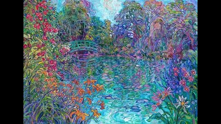 Retracing the Steps of Monet Erin Hanson Explores Monets Favorite Water Lily Farm [upl. by Ruffin47]