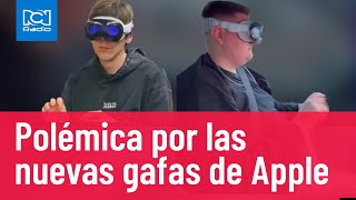 Nuevas gafas de Apple causan debate en redes sociales [upl. by Natanhoj419]