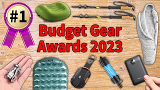 2023 Budget Backpacking Gear Awards [upl. by Allicirp309]