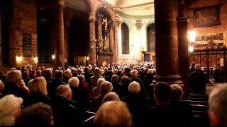 Froncysyllte Male voice choir performing in St Alukmunds church Whitchurch March 2013 [upl. by Lilith]