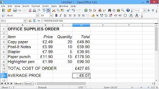 Spreadsheets 1 Introduction [upl. by Anelleh415]