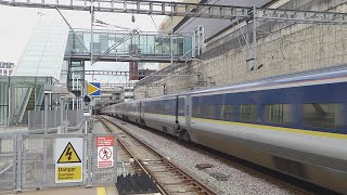 Eurostar Class 373 passes Stratford International 22424 [upl. by Bessy]