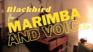 quotBlackbirdquot  The Beatles  Marimba and Voice [upl. by Clarkson108]