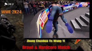 WWE 2K24 Zhang Chunhua Vs Wang Yi  Dynasty Warriors 9 Brawl amp Hardcore Match [upl. by Lezah]