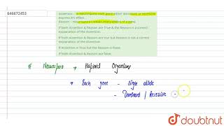 Assertion  In Neurospora each gene either dominant or recessive express it\s effect Reason [upl. by Alithea239]