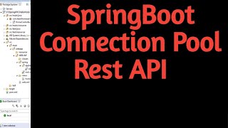 springboot connection pooling rest api [upl. by Robinson]