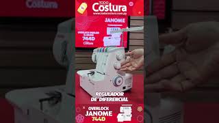 Presentación Overlock Familiar Janome 744D  Rincón Willpex  Paraguay [upl. by Kissel894]