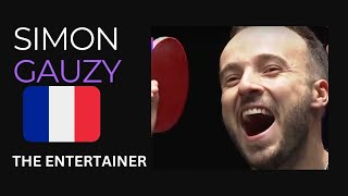 Simon Gauzy being quot THE ENTERTAINER quot for 5 minutes straight [upl. by Justus]