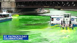 St Patricks Day events kick off in Chicago as partygoers get head start on celebrations [upl. by Ymmik]