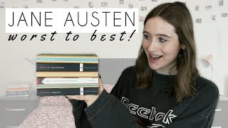 Jane Austen Books Ranked from WORST to BEST [upl. by Hiamerej]