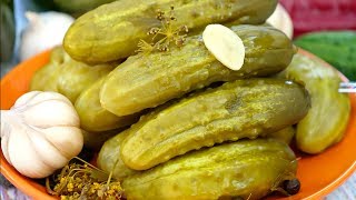 🥒КВАШЕНЫЕ солёные огурцы на зиму как из бочки 2 способа приготовления и хранения [upl. by Aihsile]