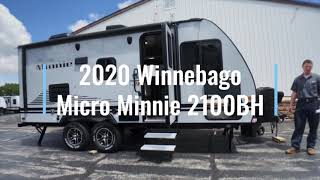 2020 Winnebago Micro Minnie 2100BH at Winnebago Motor Homes in Rockford IL [upl. by Luttrell]