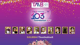 103rd Foundation Day Celebrations  TMB [upl. by Basile583]