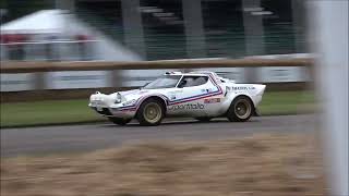 Lancia Stratos Hillcimbs Exhaust Sound Goodwood FOS 2024 [upl. by Sheila586]