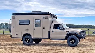 F350 4x4 Ambulance converted to a beautiful Expedition Truck Camper [upl. by Geddes]