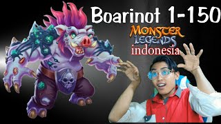 boarinot Level 1150 Monster Legends INDONESIA [upl. by Ettener971]