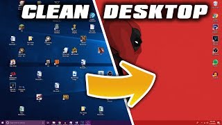 How to Clean and Organize your Desktop in Under 3 Minutes  No More Clutter [upl. by Spindell]