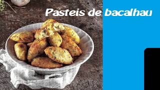 PASTEIS DE BACALHAU  RECEITAS [upl. by Anirad]