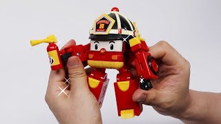 Robocar POLI  Transforming ROY DELUXE  Toy Review  Playing with Kids  Little Big Play [upl. by Lema]