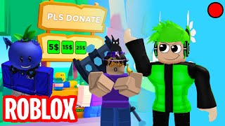 🔴 DONATION MADNESS W HAZEM AND OLIX  Roblox Pls Donate Live [upl. by Ecille345]