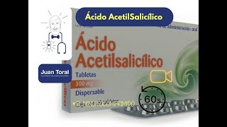 Qué es el ÁCIDO ACETIL SALICILICO  ⏱️💊 𝔼𝕝 𝕄𝕚𝕟𝕦𝕥𝕠 ℂ𝕠𝕞𝕡𝕣𝕚𝕞𝕚𝕕𝕠 03 ⏱️💊 [upl. by Bbor]