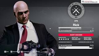 Hitman 2 Legacy Pack  Paris Speedrun 42 Seconds [upl. by Keldon]