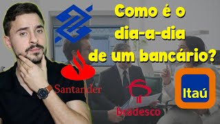 Bancário só trabalha das 1000 às 1600 como é o diaadia Exbancário explica [upl. by Melinde636]