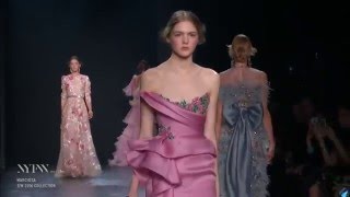 Marchesa FallWinter 20162017 Collection  New York Fashion Week [upl. by Thornton600]