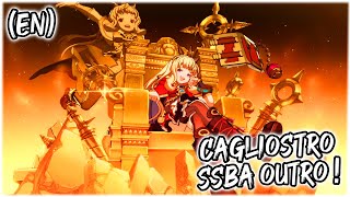 ENGLISH CAGLIOSTRO Full Super Sky Bound Art Outro Animation  Granblue Fantasy Versus  GBVS [upl. by Schaab431]