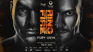 Press Conference Ring of Fire  Tyson Fury v Oleksandr Usyk  Feb 17 RiyadhSeason [upl. by Ahmar]