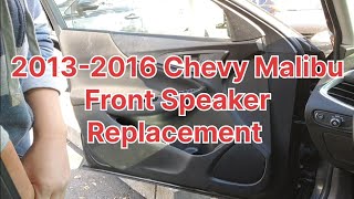 Chevy Malibu Front Speaker replacement 20132017 [upl. by Rehpotsirc564]